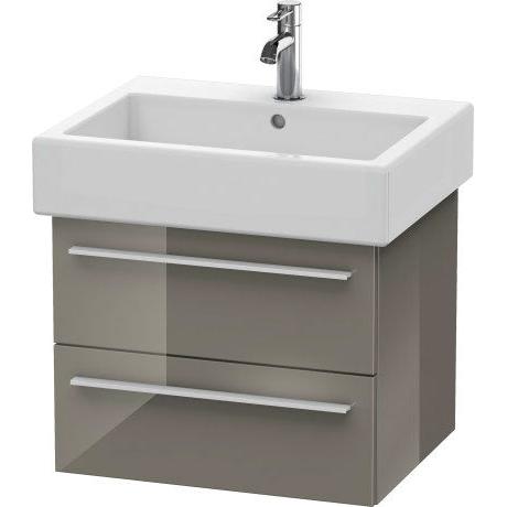 Duravit X-Large 22" x 18" x 17" Flannel Gray Finish Wall-Mounted Vanity Unit (XL634408989)