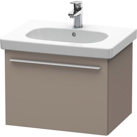 Duravit X-Large 24" x 18" x 18" Basalt Finish Wall-Mounted Vanity Unit (XL605104343)