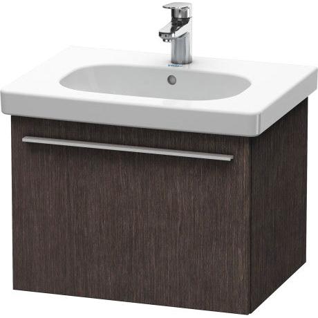 Duravit X-Large 24" x 18" x 18" Dark Brushed Oak Finish Wall-Mounted Vanity Unit (XL605107272)