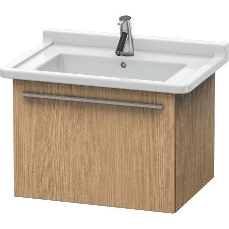 Duravit X-Large 24" x 18" x 18" European Oak Finish Wall-Mounted Vanity Unit (XL605605252)