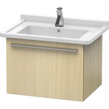 Duravit X-Large 24" x 18" x 18" Mediterranean Oak Finish Wall-Mounted Vanity Unit (XL605607171)