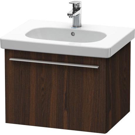 Duravit X-Large 24" x 18" x 18" Walnut Brushed Finish Wall-Mounted Vanity Unit (XL605106969)