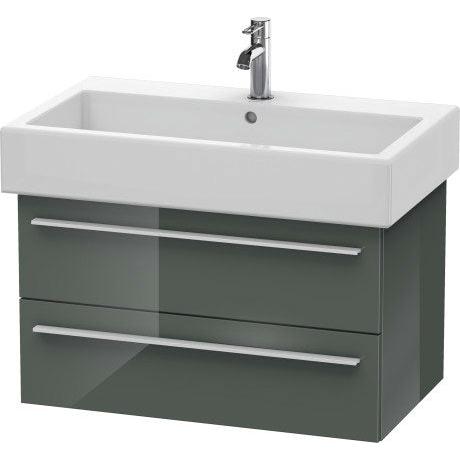 Duravit X-Large 30" x 18" x 17" Dolomite Gray Finish Wall-Mounted Vanity Unit (XL634503838)