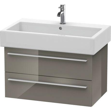 Duravit X-Large 30" x 18" x 17" Flannel Gray Finish Wall-Mounted Vanity Unit (XL634508989)