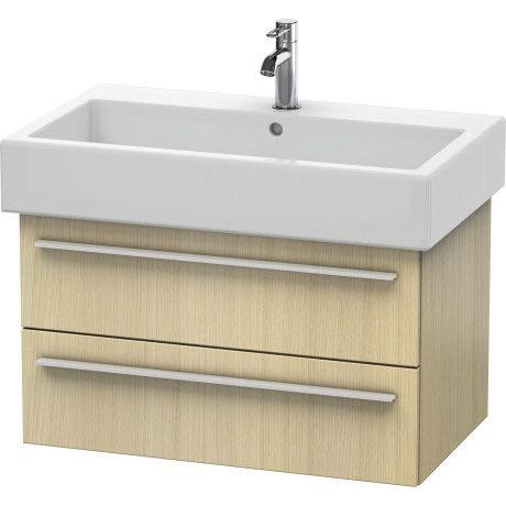 Duravit X-Large 30" x 18" x 17" Mediterranean Oak Finish Wall-Mounted Vanity Unit (XL634507171)
