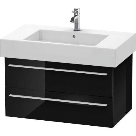 Duravit X-Large 31" x 18" x 18" Black Finish Wall-Mounted Vanity Unit (XL635204040)