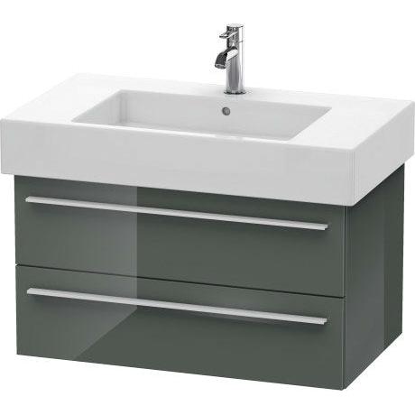 Duravit X-Large 31" x 18" x 18" Dolomite Gray Finish Wall-Mounted Vanity Unit (XL635203838)