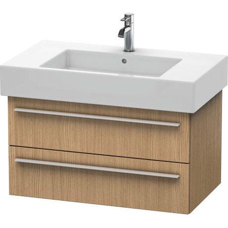 Duravit X-Large 31" x 18" x 18" European Oak Finish Wall-Mounted Vanity Unit (XL635205252)