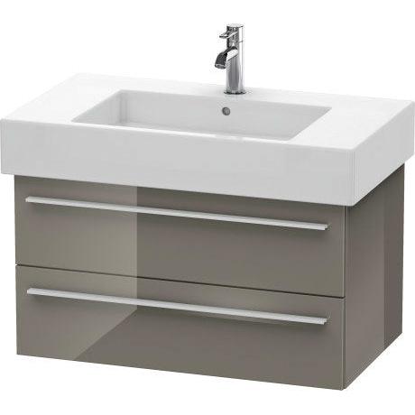 Duravit X-Large 31" x 18" x 18" Flannel Gray Finish Wall-Mounted Vanity Unit (XL635208989)