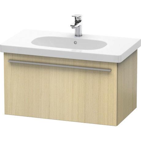 Duravit X-Large 31" x 18" x 18" Mediterranean Oak Finish One Drawer Wall-Mounted Vanity Unit (XL604807171)