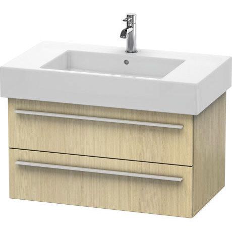 Duravit X-Large 31" x 18" x 18" Mediterranean Oak Finish Wall-Mounted Vanity Unit (XL635207171)