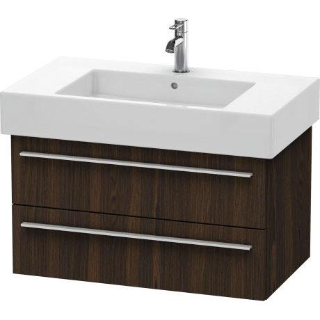 Duravit X-Large 31" x 18" x 18" Walnut Brushed Finish Wall-Mounted Vanity Unit (XL635206969)