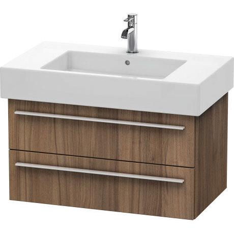 Duravit X-Large 31" x 18" x 18" Walnut Finish Wall-Mounted Vanity Unit (XL635207979)