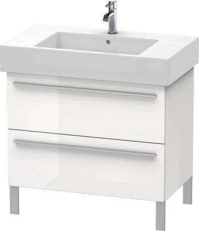 Duravit X-Large 31" x 23" x 18" Linen Finish Two Drawer Floorstanding Vanity Unit (XL654307575)