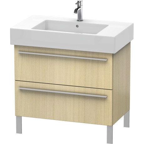 Duravit X-Large 31" x 23" x 18" Mediterranean Oak Finish Two Drawer Floorstanding Vanity Unit (XL654307171)