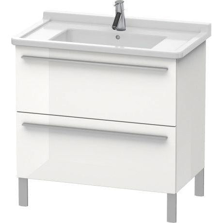 Duravit X-Large 31" x 26" x 18" Cashmere Oak Finish Two Drawer Floorstanding Vanity Unit (XL653601111)