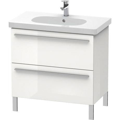 Duravit X-Large 31" x 26" x 18" White Finish Two Drawer Floorstanding Vanity Unit (XL651608585)