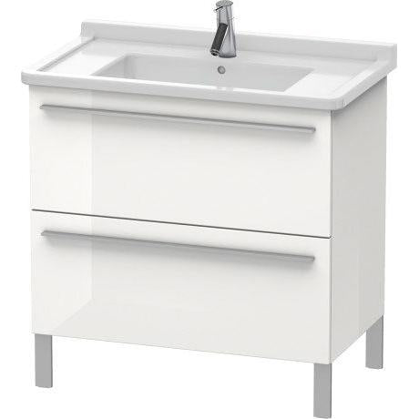Duravit X-Large 31" x 26" x 18" White Finish Two Drawer Floorstanding Vanity Unit (XL653608585)