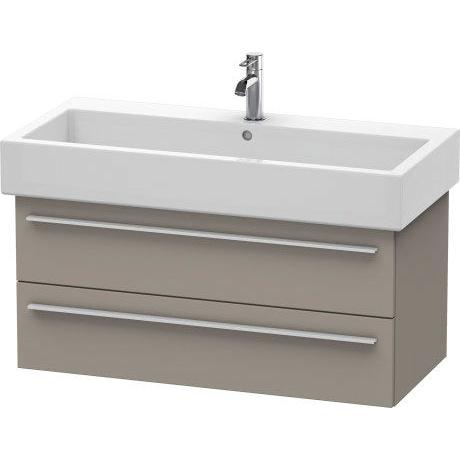 Duravit X-Large 37" x 18" x 17" Basalt Finish Wall-Mounted Vanity Unit (XL634604343)