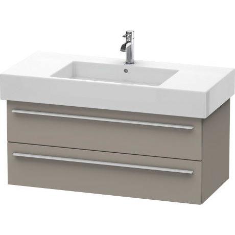 Duravit X-Large 39" x 18" x 18" Basalt Finish Wall-Mounted Vanity Unit (XL635304343)