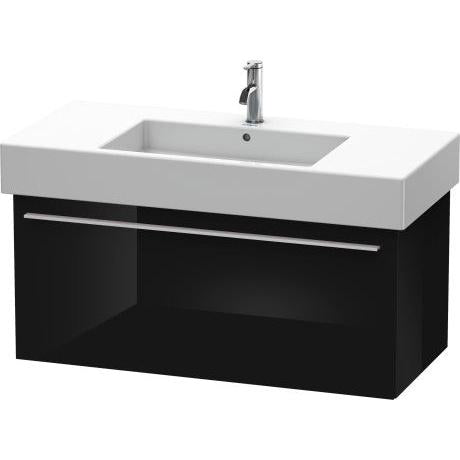 Duravit X-Large 39" x 18" x 18" Black Finish Wall-Mounted Vanity Unit (XL605304040)