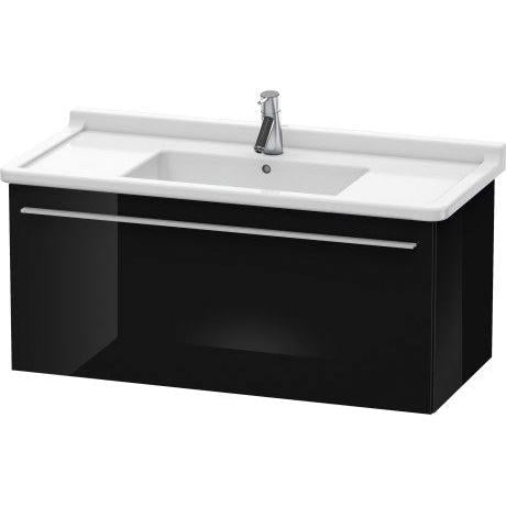 Duravit X-Large 39" x 18" x 18" Black Finish Wall-Mounted Vanity Unit (XL605804040)