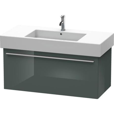 Duravit X-Large 39" x 18" x 18" Dolomite Gray Finish Wall-Mounted Vanity Unit (XL605303838)