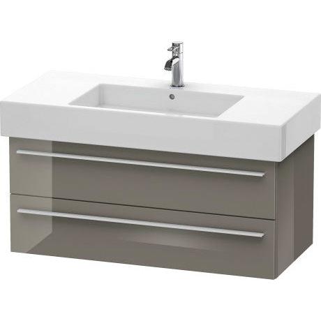 Duravit X-Large 39" x 18" x 18" Flannel Gray Finish Wall-Mounted Vanity Unit (XL635308989)