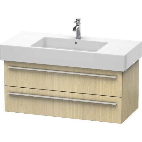 Duravit X-Large 39" x 18" x 18" Mediterranean Oak Finish Wall-Mounted Vanity Unit (XL635307171)