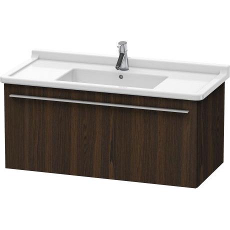 Duravit X-Large 39" x 18" x 18" Walnut Brushed Finish Wall-Mounted Vanity Unit (XL605806969)