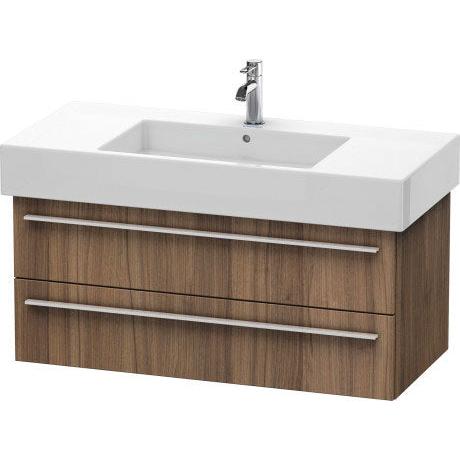 Duravit X-Large 39" x 18" x 18" Walnut Finish Wall-Mounted Vanity Unit (XL635307979)
