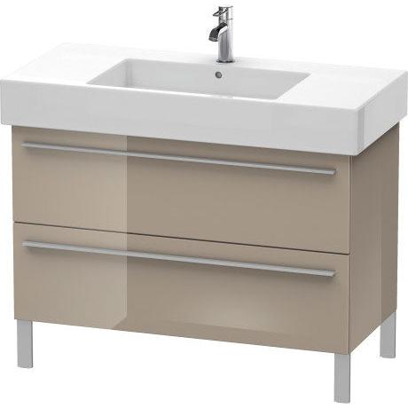 Duravit X-Large 39" x 23" x 18" Cappuccino Finish Two Drawer Floorstanding Vanity Unit (XL654408686)