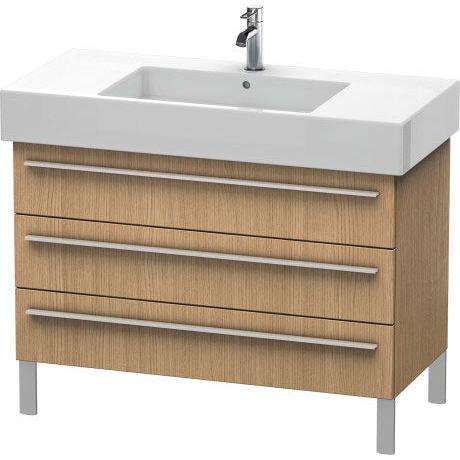 Duravit X-Large 39" x 23" x 18" European Oak Finish Three Drawer Floorstanding Vanity Unit (XL655405252)