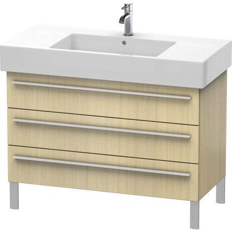 Duravit X-Large 39" x 23" x 18" Mediterranean Oak Finish Three Drawer Floorstanding Vanity Unit (XL655407171)