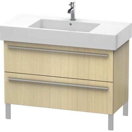 Duravit X-Large 39" x 23" x 18" Mediterranean Oak Finish Two Drawer Floorstanding Vanity Unit (XL654407171)