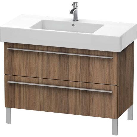 Duravit X-Large 39" x 23" x 18" Walnut Finish Two Drawer Floorstanding Vanity Unit (XL654407979)
