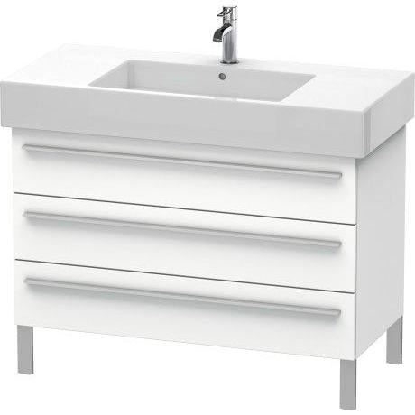 Duravit X-Large 39" x 23" x 18" White Finish Three Drawer Floorstanding Vanity Unit (XL655401818)