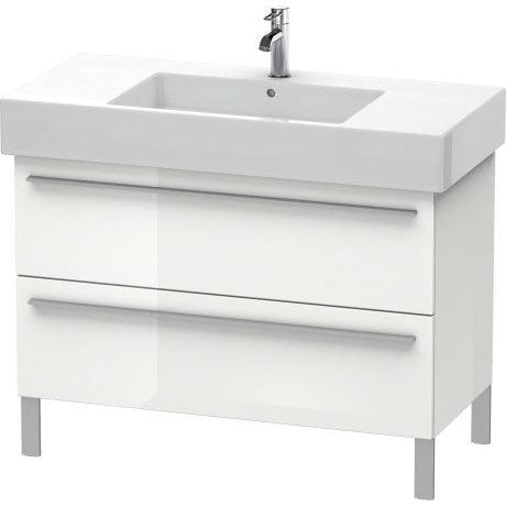 Duravit X-Large 39" x 23" x 18" White Finish Two Drawer Floorstanding Vanity Unit (XL654408585)
