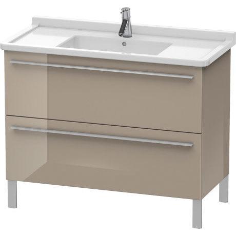 Duravit X-Large 39" x 26" x 18" Cappuccino Finish Two Drawer Floorstanding Vanity Unit (XL653708686)