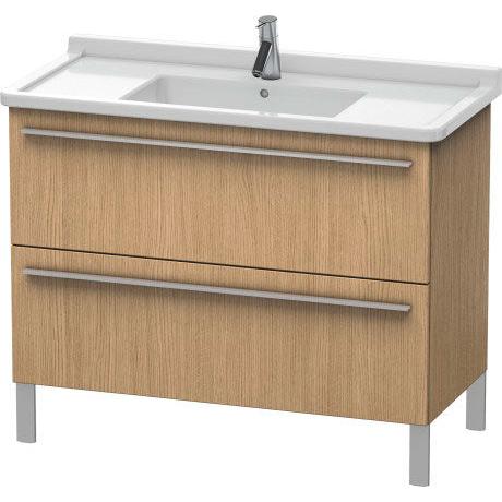 Duravit X-Large 39" x 26" x 18" European Oak Finish Two Drawer Floorstanding Vanity Unit (XL653705252)