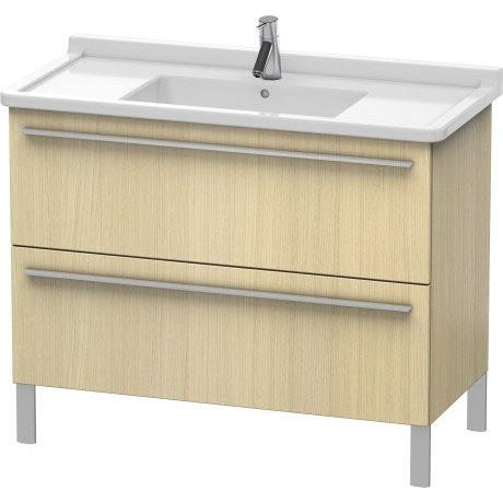 Duravit X-Large 39" x 26" x 18" Mediterranean Oak Finish Two Drawer Floorstanding Vanity Unit (XL653707171)