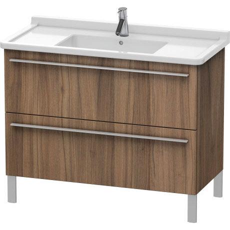 Duravit X-Large 39" x 26" x 18" Walnut Finish Two Drawer Floorstanding Vanity Unit (XL653707979)