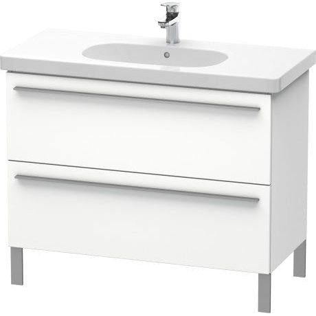 Duravit X-Large 39" x 26" x 18" White Finish Two Drawer Floorstanding Vanity Unit (XL651701818)