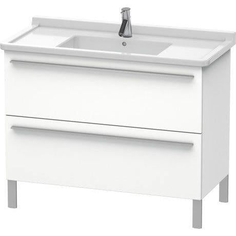 Duravit X-Large 39" x 26" x 18" White Finish Two Drawer Floorstanding Vanity Unit (XL653701818)