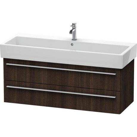 Duravit X-Large 45" x 18" x 17" Chestnut Dark Finish Wall-Mounted Vanity Unit (XL634705353)