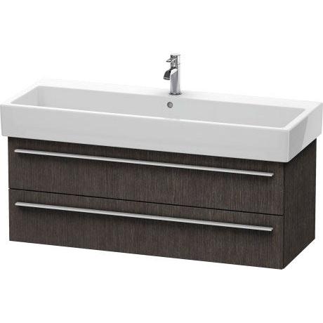 Duravit X-Large 45" x 18" x 17" Dark Brushed Oak Finish Wall-Mounted Vanity Unit (XL634707272)