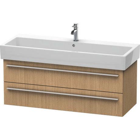 Duravit X-Large 45" x 18" x 17" European Oak Finish Wall-Mounted Vanity Unit (XL634705252)