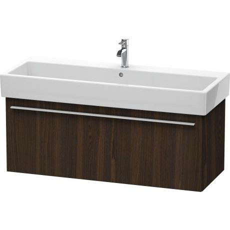 Duravit X-Large 45" x 18" x 17" Walnut Brushed Finish Wall-Mounted Vanity Unit (XL604706969)