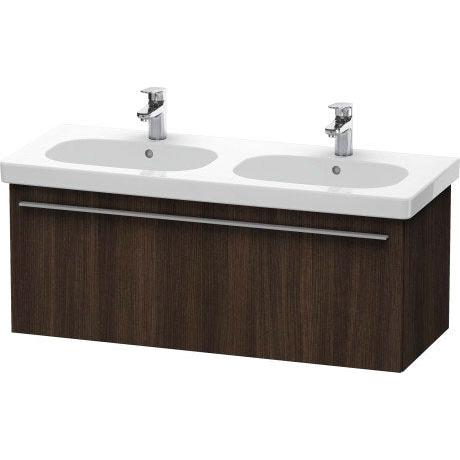Duravit X-Large 45" x 18" x 18" Chestnut Dark Finish Wall-Mounted Vanity Unit (XL605005353)