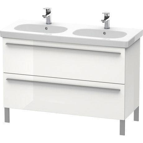 Duravit X-Large 45" x 26" x 18" Cashmere Oak Finish Two Drawer Floorstanding Vanity Unit (XL651801111)